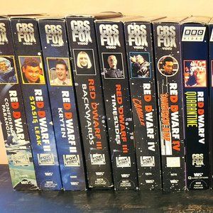 Red Dwarf VHS Tapes Seasons 1-6, & 8. Plus bonus bloopers